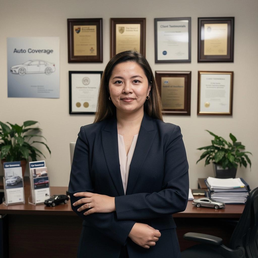 Счастливая семья, застрахованная от ДТП, едет в автомобиле